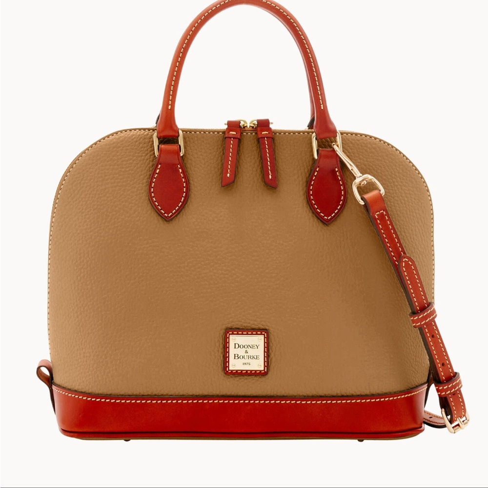 Dooney & Burke Pebble Zip Zip Satchel